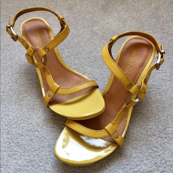 kenneth cole yellow sandals